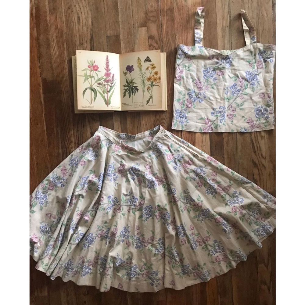 Vintage Cottagecore Floral Set